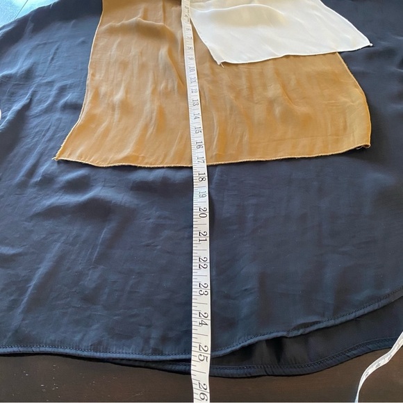 Mango Stylish Black top featuring chic deign lightweight fabric Back closure 6/M - Picture 5 of 5